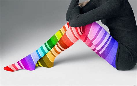 720p free download rainbow stockings colorful comfy art legs bonito soft rainbow woman