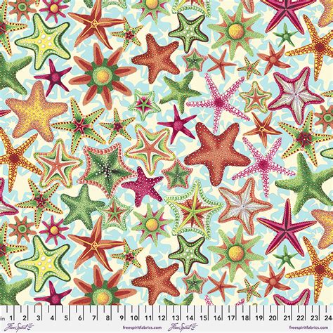 Specialty Fabrics Room Starfish On Light Blue Treasure Island By