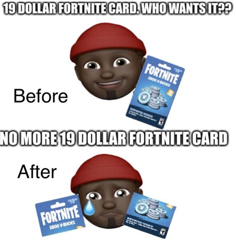19 Dollar Fortnite Card