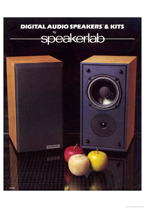 Speakerlab Digital Audio Speakers Product Catalogue Hifi Engine