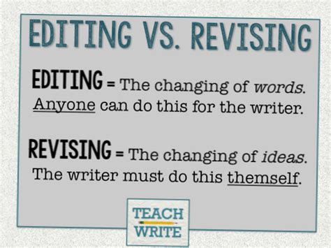 Difference Between Revision And Editing Differbetween