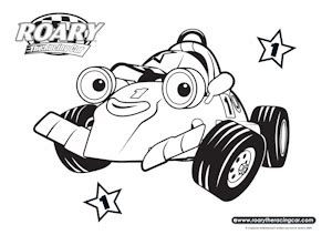 Roary The Racing Car Colouring Pictures Printable Pdfs