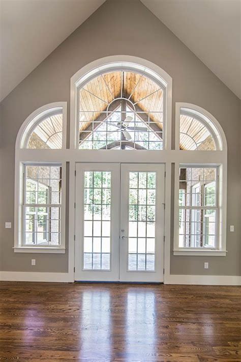 Great Room French Doors Interior Floor To Ceiling Windows House