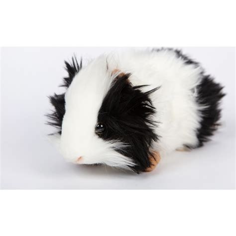Hansa Plush Guinea Pig Black And White Soft Toy 4592 Free Uk Delivery