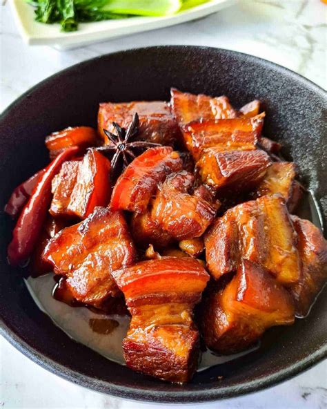 Hong Shao Rou Red Braised Pork Belly Casually Peckish