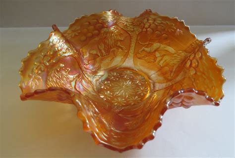 Fenton Carnival Glass Lions Pattern Collectors Weekly