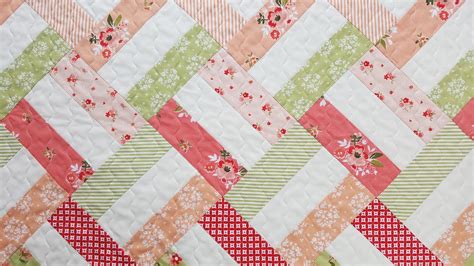 Woodberry Way Easy Strip Quilt Pattern Revisited And A Blog Birthday
