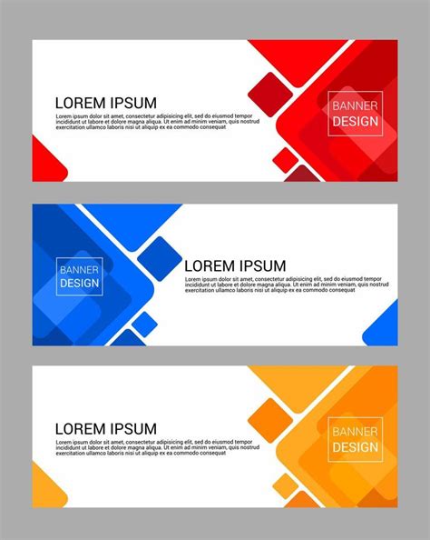 Abstract Geometric Banner Design Vector Background With Geometric