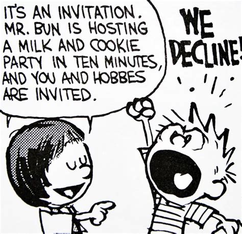 Calvin And Hobbes Des Classic Pick Of The Day 7 20 14 We Decline