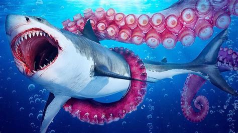 What If Megalodon and the Bloop Had to Divide the Ocean | Mégalodon
