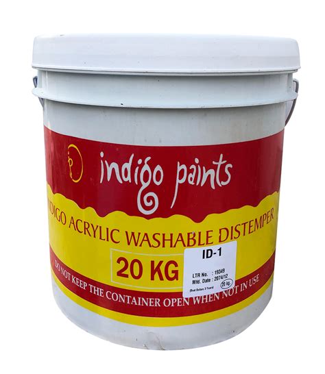 Indigo Acrylic Washable Distemper Indigopaints