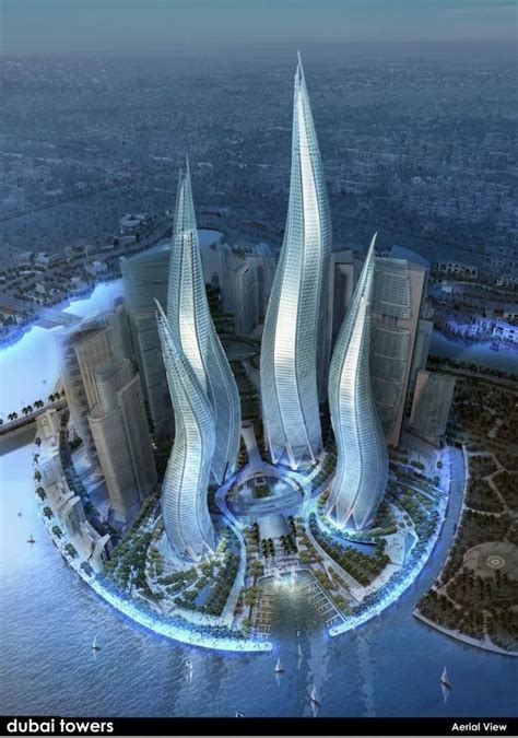 Dubai Towers Futuristicarchitecture Unique Architecture Futuristic