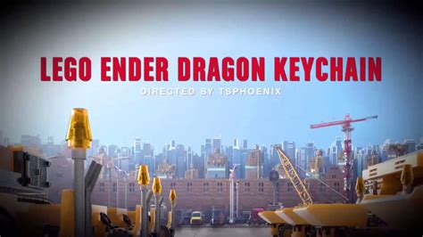 Lego Ender Dragon Head Keychain Lego Tutorial Youtube
