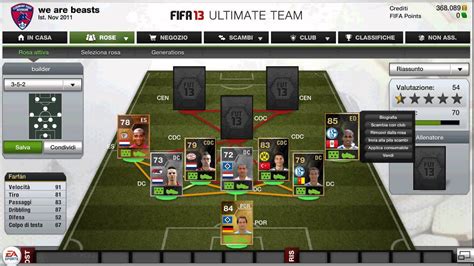 Fifa 13 Ultimate Team Squad Builder 3 400k Team Youtube