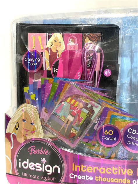 Barbie Idesign Ultimate Stylist Cards And Cd Rom~ Interactive Design