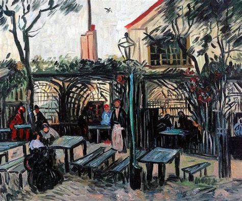 Vincent Van Gogh Terrace Of A Cafe On Montmartre La Guinguette This