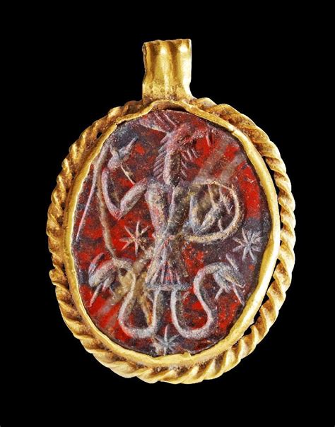 Ancient To Post Medieval History Roman Magic Abraxas Amulet 2nd 3rd
