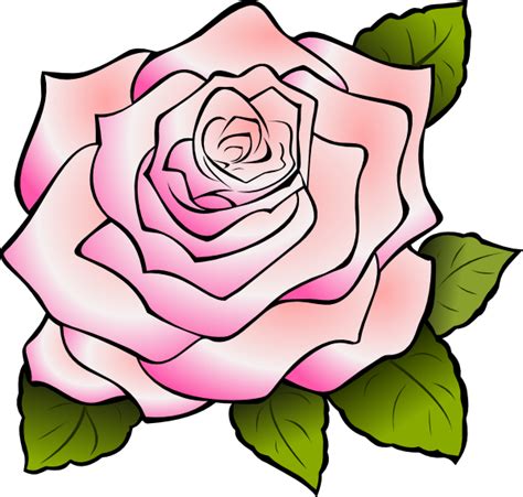 Pink Rose Clip Art At Vector Clip Art Online