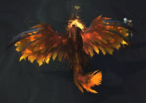 Wow Petopia On Twitter This Awesome Fiery Raven In The Dragon Isles