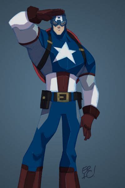 Captain America Salute By Eric Guzman Captain America Captain