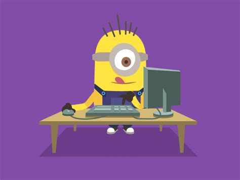 Animated Minion Old Computer By Fremox On Dribbble