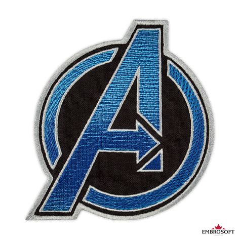 Avengers Patch Logo Badge Embroidered Emblem Iron On Size 39 X 4