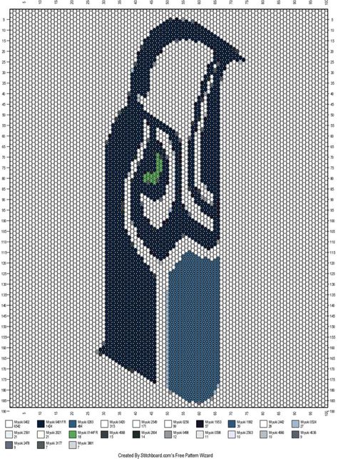 A counted cross stitch pattern should include an estimated completed size. 119 best images about CROSS STITCH/(SEATTLE SEAHAWKS) on ...