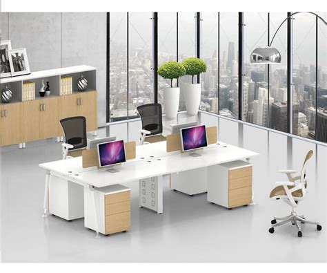 Environmental Mfc Melamine Office Desk Modular Office Furniture Buy
