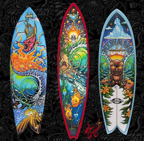 Cool Surfboards 2014 Drew Has Painted Thousands Of Surfboards All