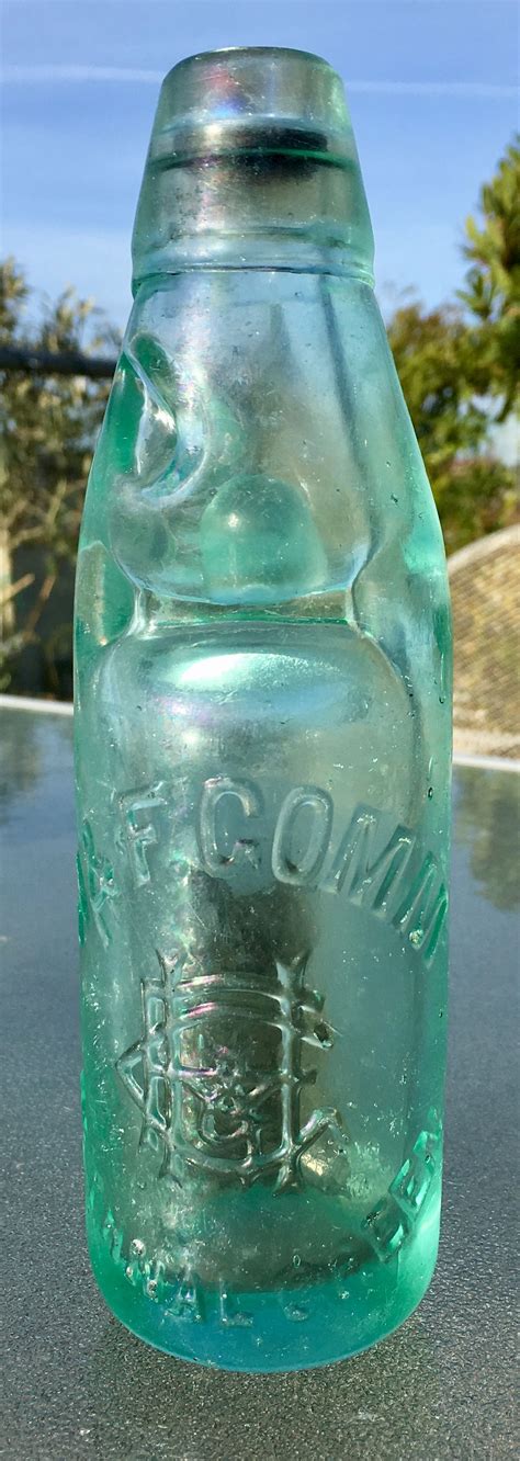 Victorian Codd Bottle From The River Thames Bottle Manufactured By Aandf
