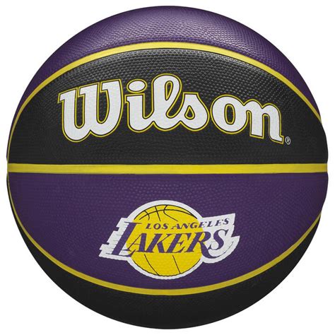 Ballon De Basketball Nba Taille 7 Wilson Team Tribute Lakers Violet