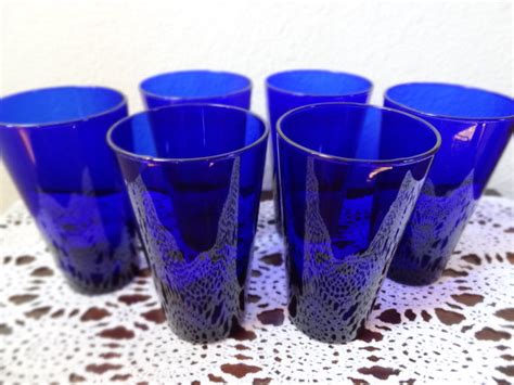 Nice And Elegant Cobalt Blue Drinking Glasses Homesfeed