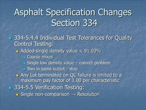 PPT - Asphalt Specification Changes July 2005 PowerPoint ...