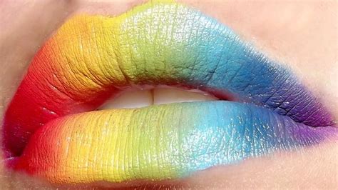 Rainbow Glitter Lips Rainbow Lips Nora Hs Zeeto Photo