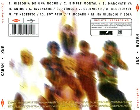 Caratulas De Cd De Musica Kabah Xne 2000