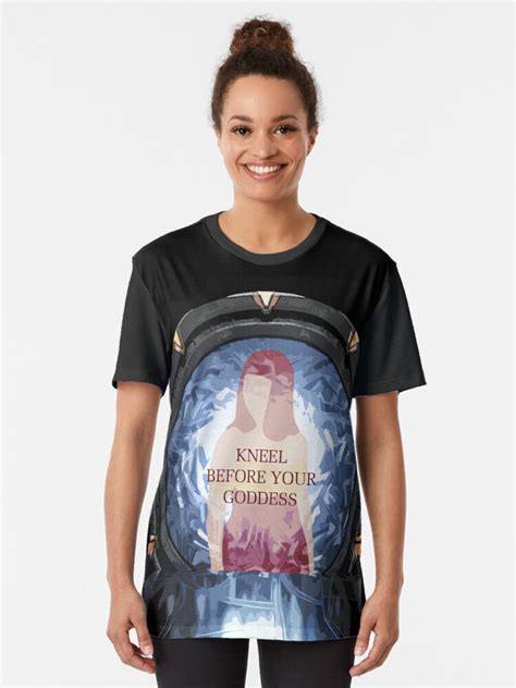 Kneel Before Your Goddess T Shirt By Natlebrundesign Redbubble