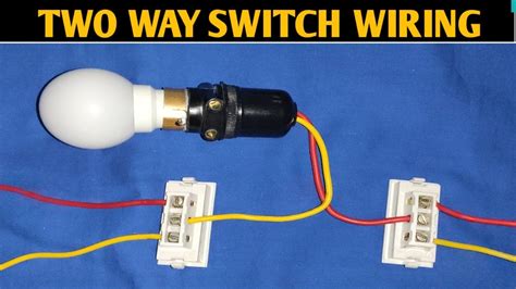 One at the top of the stairs. TWO WAY SWITCH WIRING CONNECTION! STAIRCASE WIRING WITH TWO WAY SWITCH - YouTube