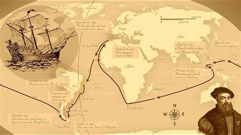 Image Of A Map Of The Route Of Ferdinand Magellan Inter Disciplina