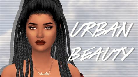 The Sims 4 Cas Urban Beauty Full Cc List And Sim Download