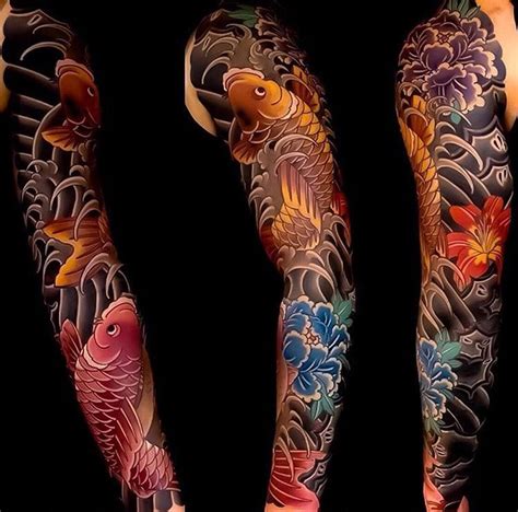 Apanese Tattoo Sleeve By Hugohab Japaneseink Japanesetattoo