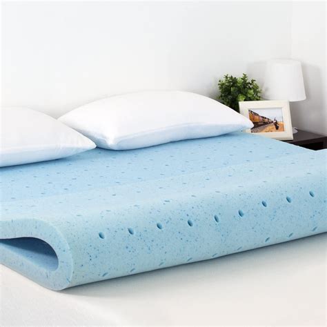 Furinno 2 Inch Hd Gel Infused Foam Mattress Topper Firm Twin Xl Ebay