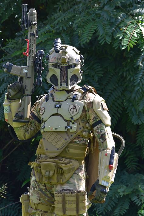 Fige Fett Military Mandalorian Cosplay Starwars Combat Armor Combat