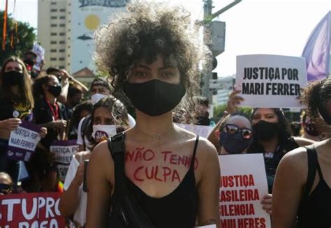Mulheres pedem o fim da violência e da cultura do estupro pelo Brasil Justiça SBT News