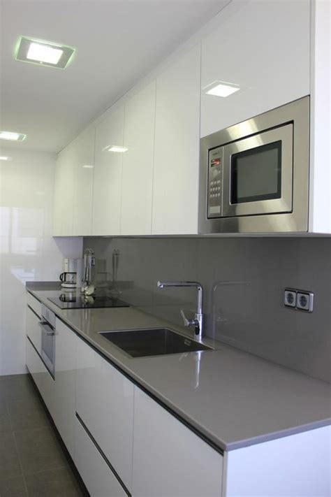 1001+ ideas de decorar vuestra cocina blanca y gris | Diseño muebles de