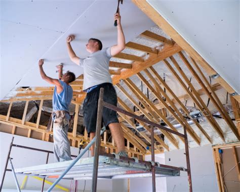 By making some adjustments and following some tricks, you can hang drywall on the ceilings. Sheetrock Ceiling Repair & Installation | Drywall Repair
