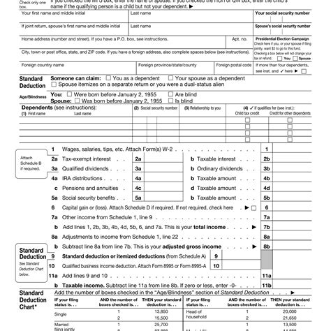 Free Fillable Form 1040 Sr Printable Forms Free Online