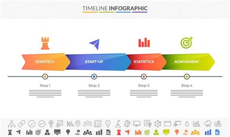 Premium Vector Colorful Roadmap Timeline Infographics Layout With 3
