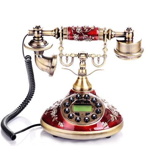 Classic Designer Corded Phone Home Decor Unique Landline Telephone For