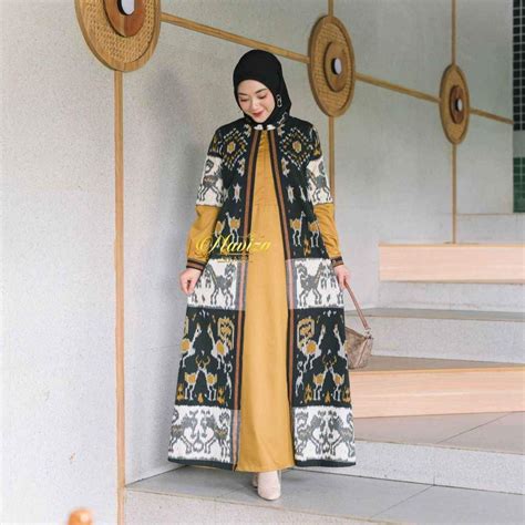 Jual Baju Gamis Tenun Jepara Original Khas Lombok Toraja Shopee Indonesia