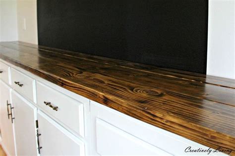 DIY Wood Counter For Under $50 | Wood countertops, Diy wood counters
